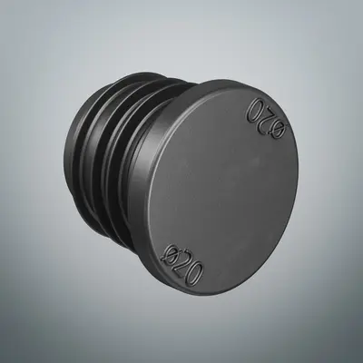 Die elastische Dichtungsmembran der ECON®-Technik fügt sich beim Durchstoßen um die Leitung oder Einzeladern,...