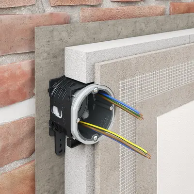 Suitable for e.g. diffusion-open insulation systems made of mineral insulation materials.