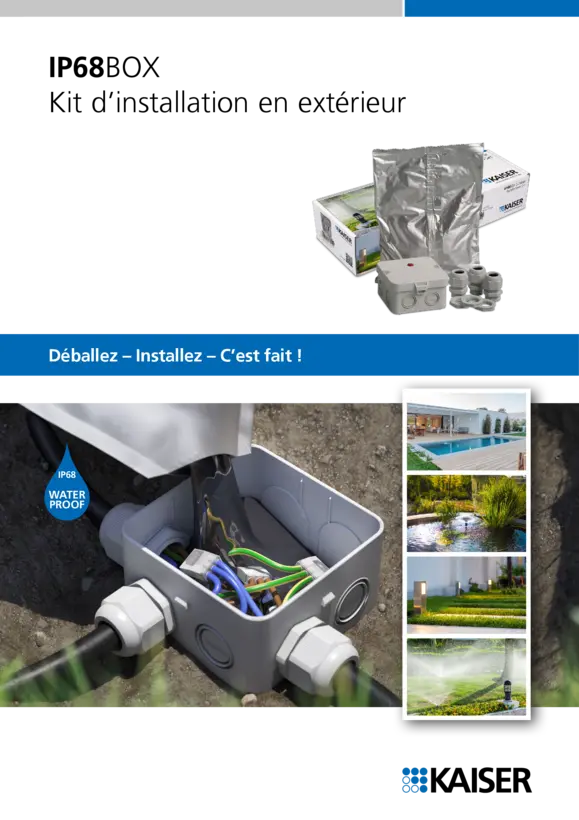 IP68BOX Kit d’installation en extérieur