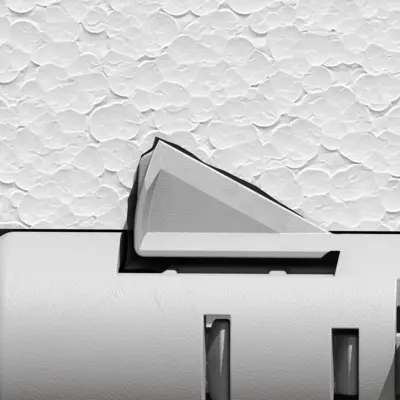 Les lames pivotantes fixent durablement le mini support d’appareil dans l’isolation.