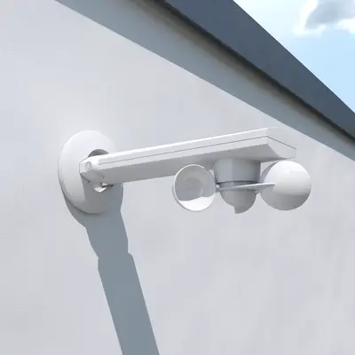Invisible, même lors d'une fixation près du bord.