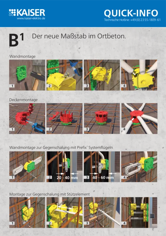 QUICK-INFO - B1 Der neue Maßstab im Ortbeton.