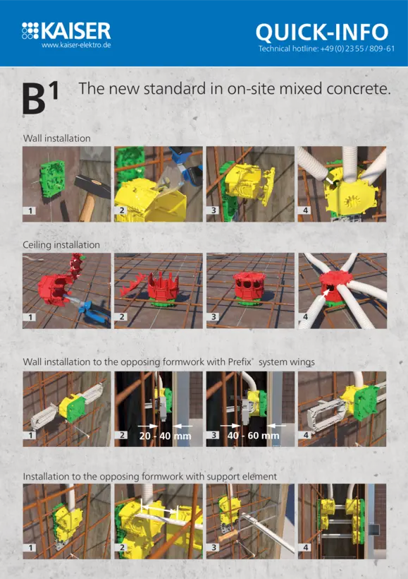 QUICK-INFO - B1 The new standard in on-site mixed concrete.