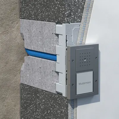 ...2-way and 3-way combinations. Unused one-gang boxes can be used for future extensions without damaging the facade.