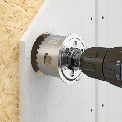 EXPERT Fräser für maßgenaue Einbauöffnungen in harten Plattenmaterialien oder -Kombinationen.