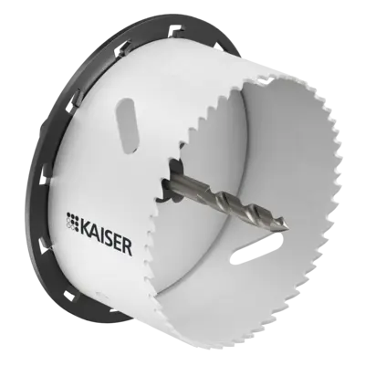 Utiliser pour l'encastrement à ras du plafond de ThermoX® LED (DA 86) une fraise bimétal Ø 86 mm (N° art. 1084-86).