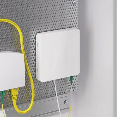 Exemple : installation dans le répartiteur multimédia.