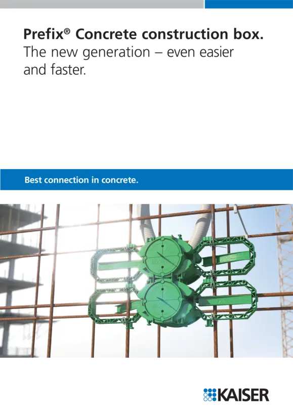 Prefix® Concrete construction box