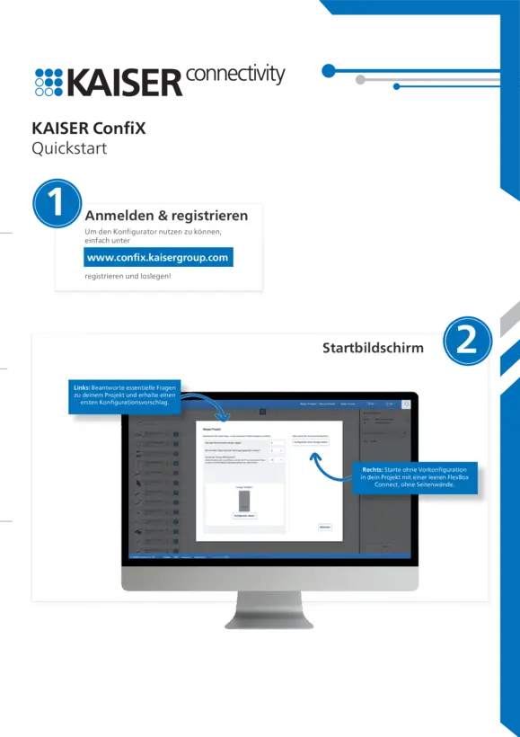 Kurzanleitung ConfiX