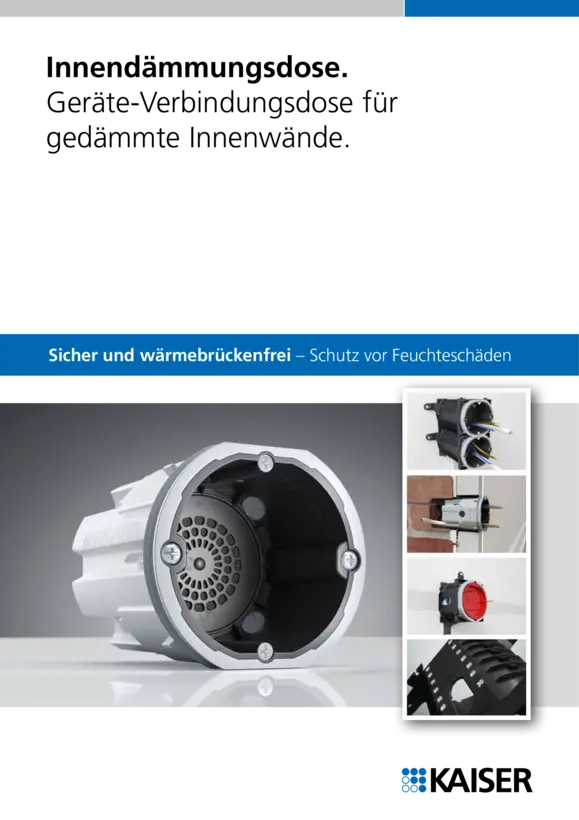 Innendämmungsdose