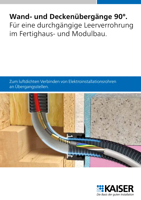 Wand- und Deckenübergänge 90°