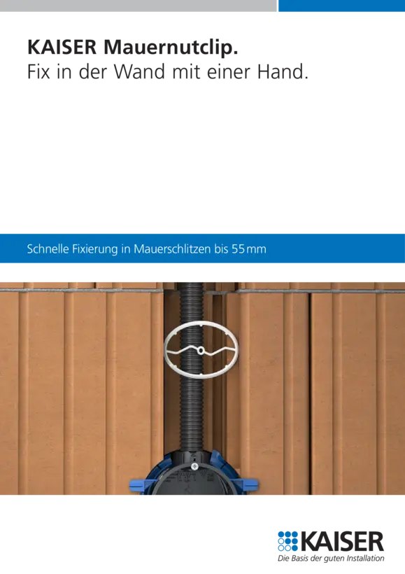 Mauernutclip