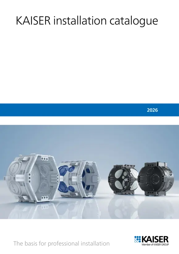 KAISER Electrical installation (catalogue)