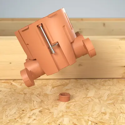 ... e innestarvi direttamente la Quickbox® Wood.