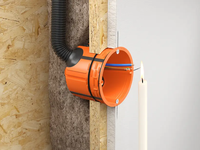 Laschenlose Schnell-Installation mit neuer Hohlwanddose