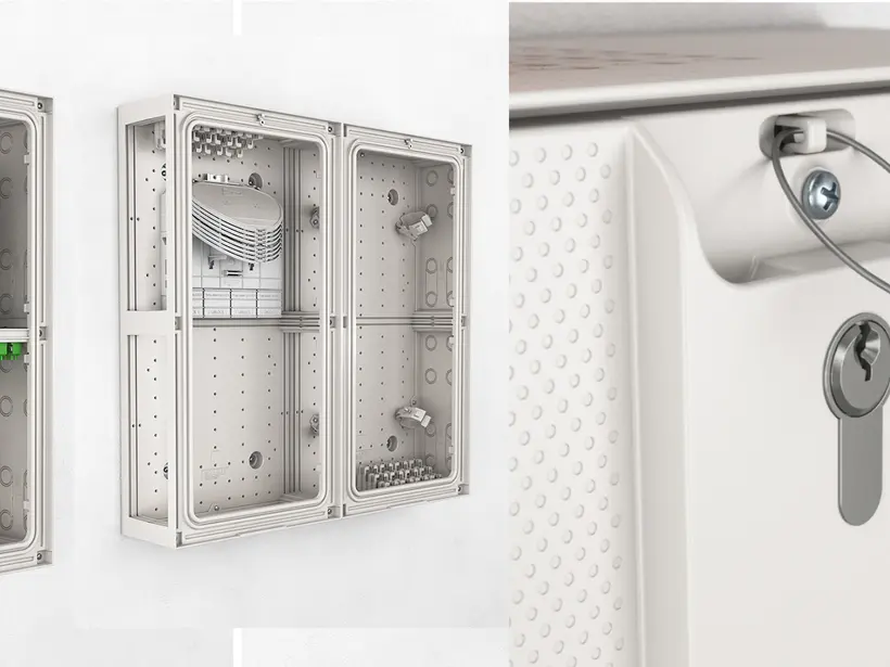 Modulares Verteilergehäuse für zukunftssichere Glasfaser-Installation