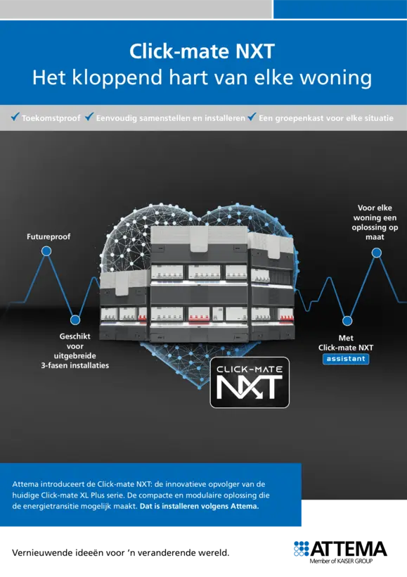 Click-mate NXT. Het kloppend hart van elke woning