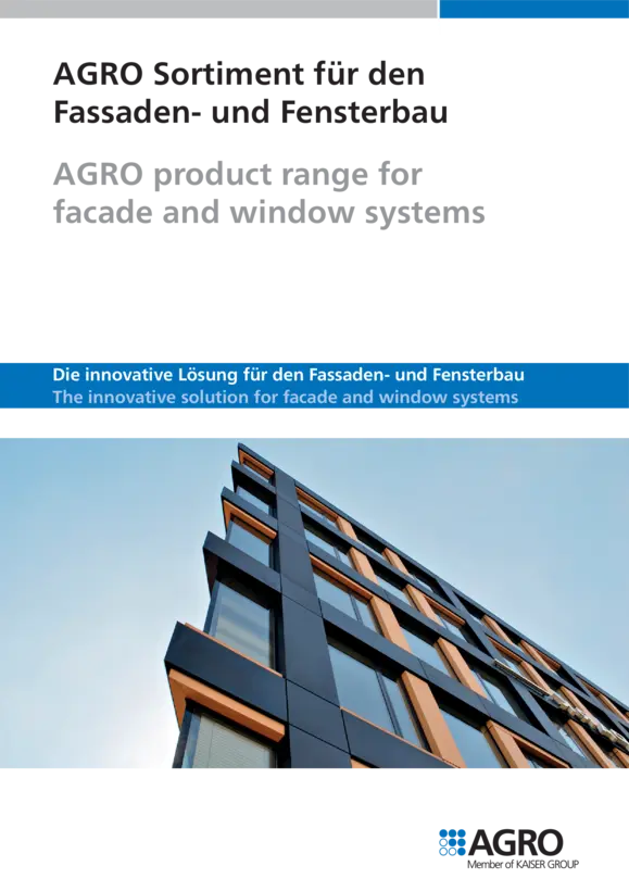 La solution innovante pour la construction de façades et de fenêtres.