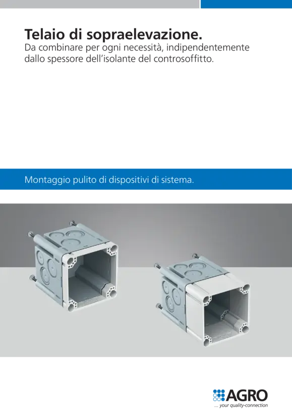 Telaio di sopraelevazione