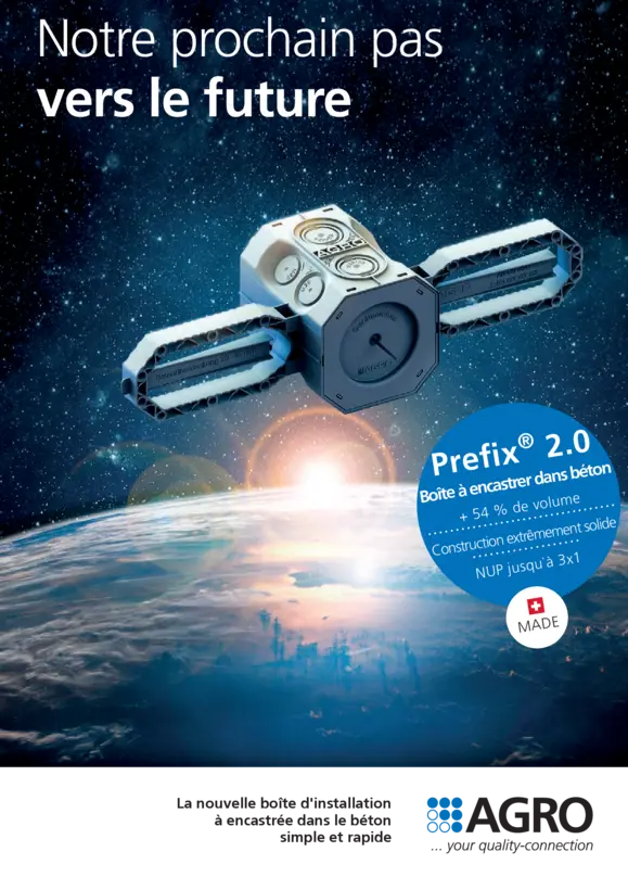 Prefix® 2.0 Boîte à encastrer dans béton