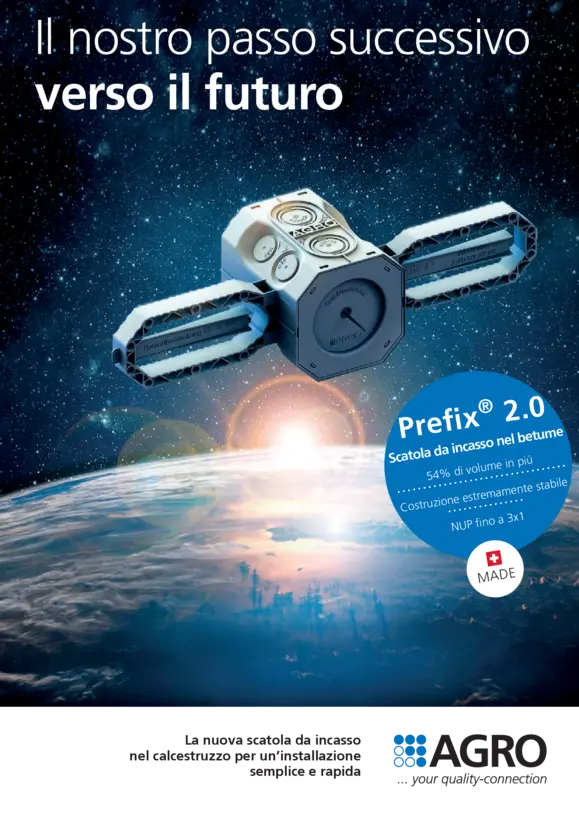 Prefix® 2.0 Scatola da incasso nel betume
