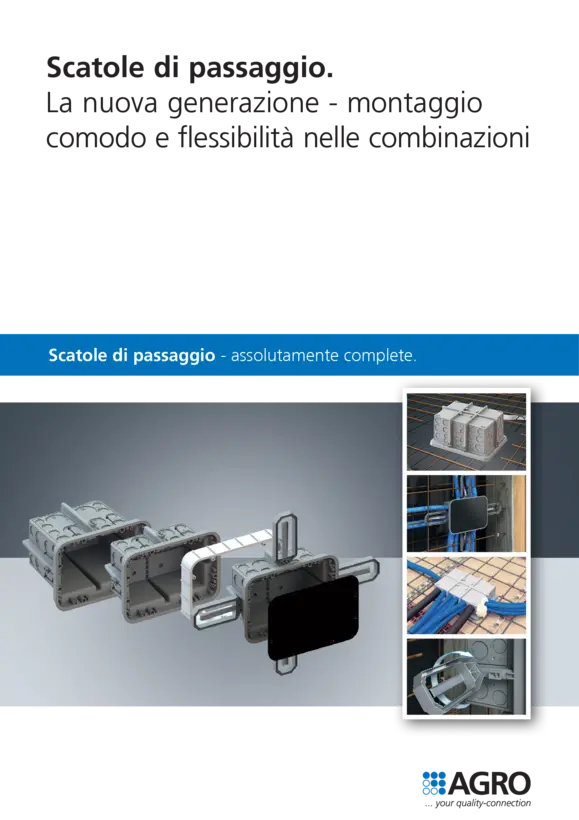 Scatole di passaggio.