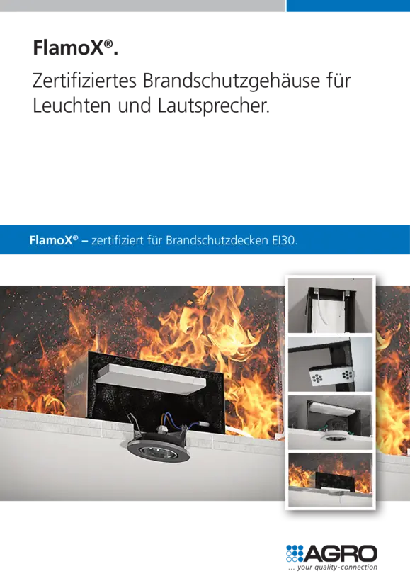 Fire-stop box FlamoX®.