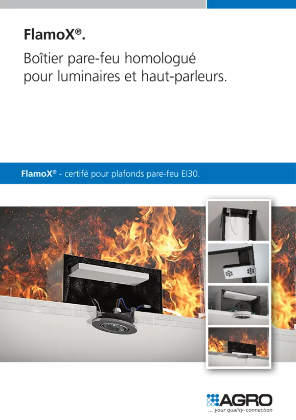 Boîtier pare-feu FlamoX®.