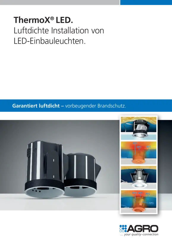Installation housing ThermoX® LED.
