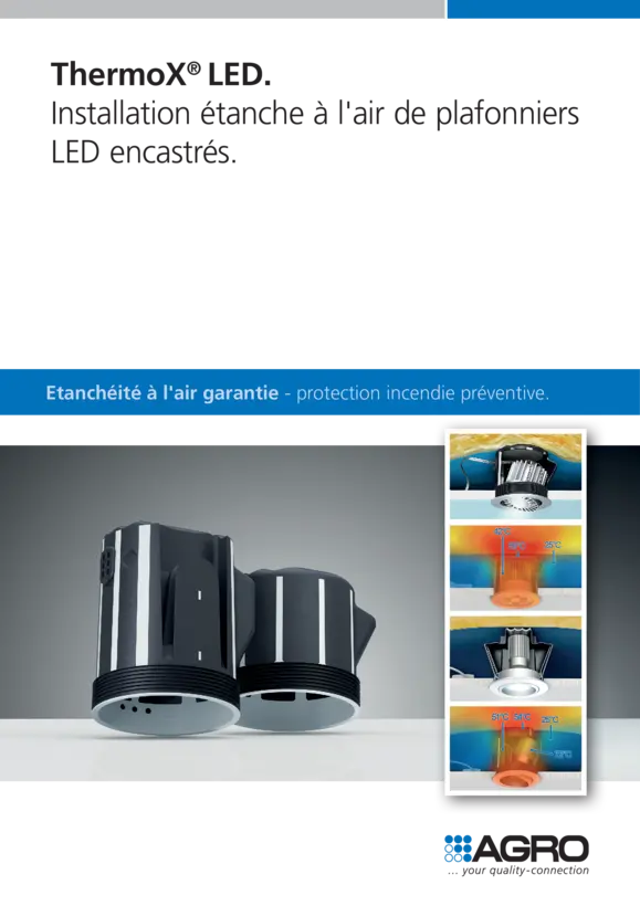 Boîte à encastrer ThermoX® LED.