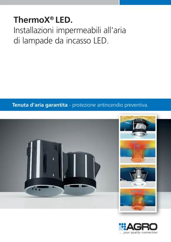 Scatola da incasso ThermoX® LED.