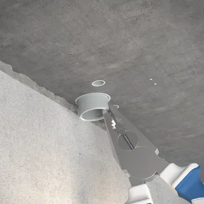 Enlever la bague extérieure pour les tubes M25