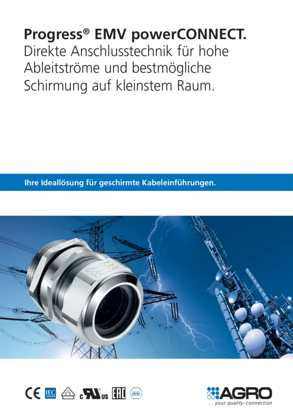 Progress® EMV powerCONNECT Schirmung.