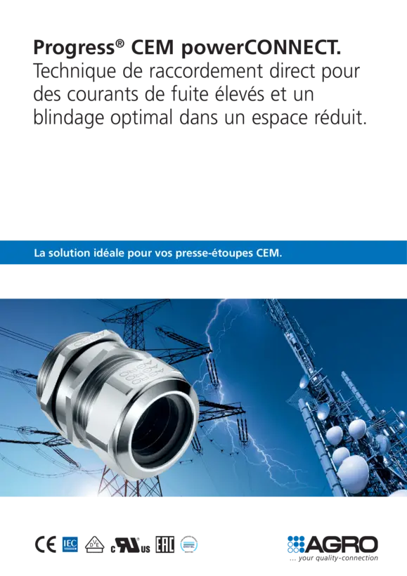 Progress® CEM powerCONNECT système blindé intégral.