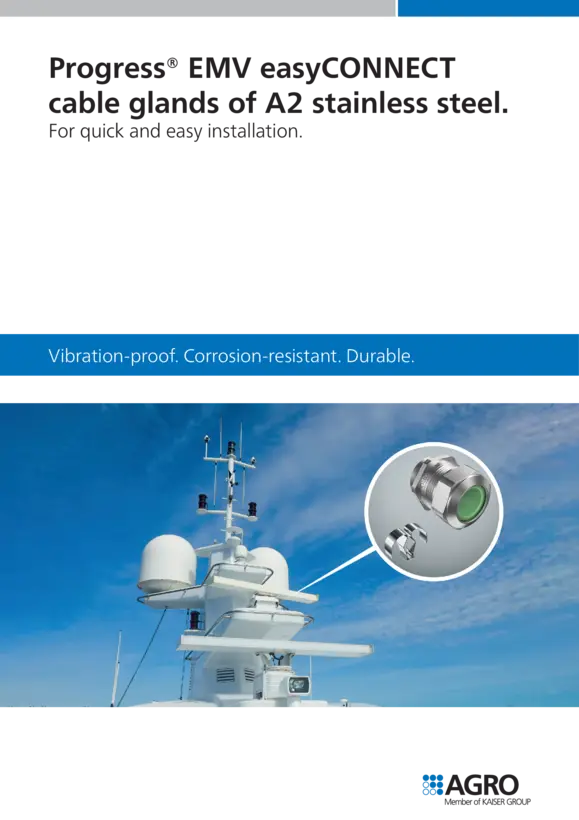 Progress® EMC easyCONNECT stainless steel A2