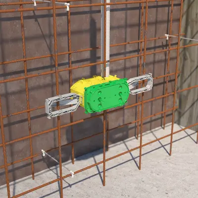 Particularly with installations that are prepared for the opposing formwork side, whether by Prefix® or support technology, and are therefore not firmly connected to the formwork,...