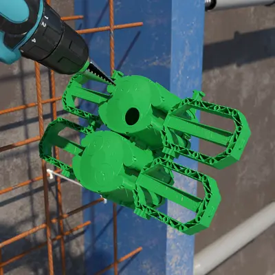 The KAISER step drill (Art. No. 1284-32) can be used to precisely to produce the openings required at the back for conduits up to 25 mm in diameter.