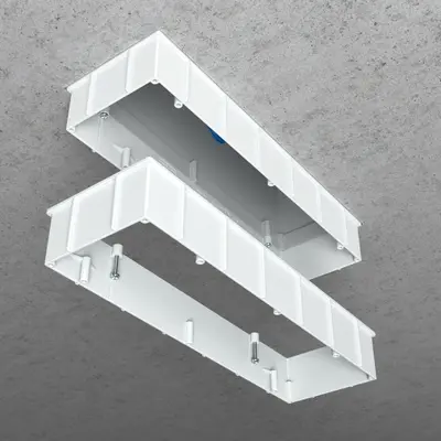 The upper frame (Art. No. 9914.10.68) can be used for suspended ceiling insulation. Multiple times if required.