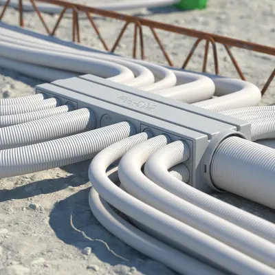 Numerous entries for conduits from Ø 20 mm to Ø 63 mm.