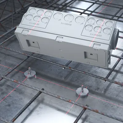 Fixing by means of KAISER system magnet (Art. No. 1299-69) or KAISER system magnet PLUS (Art. No. 1299-70).