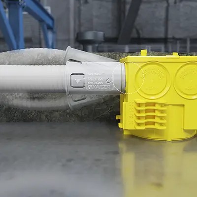 The conduit connectors buffer the vibrations that occur between the conduit and the box during the compression process…