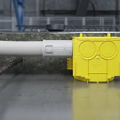...and at the same time securely seal the connection in any position.