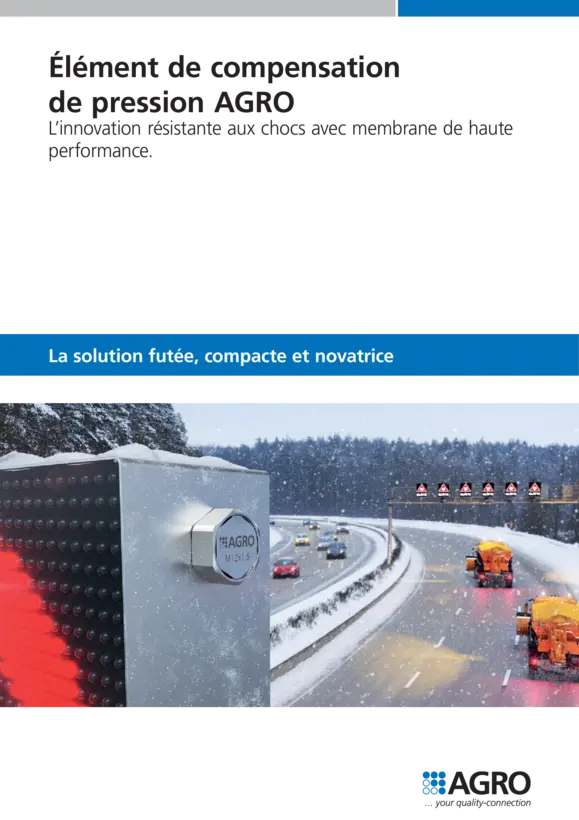 Élément de compensation de pression AGRO.