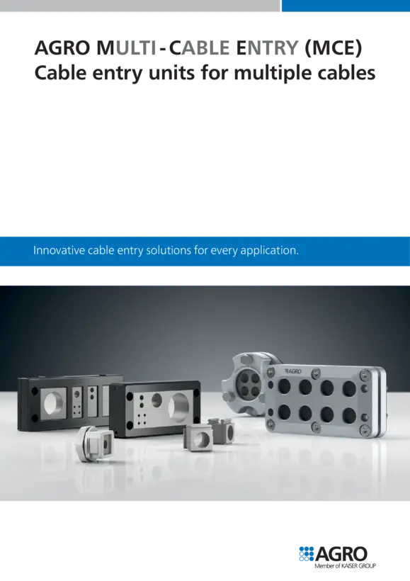 AGRO Multi Cable Entry (MCE Pro + MCE Syntec®)