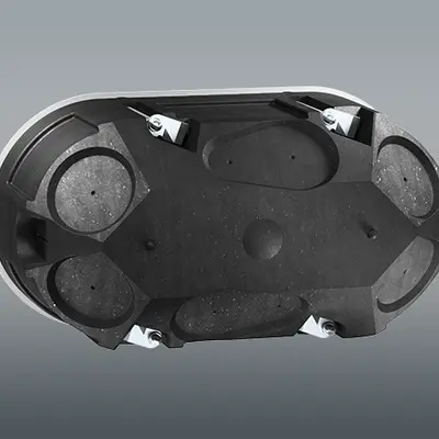 La boîte électronique offre 6 possibilités d’entrée de conduit jusqu’à M25 et d’entrée de câble jusqu’à Ø 11,5 mm.