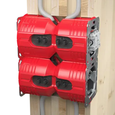 Pour un encastrement directement opposé pour les parois ≥ 120 mm.