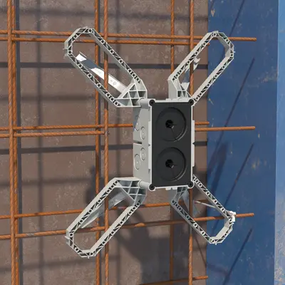 Pre-connect to the reinforcement, quickly and easily, using the Prefix installation technology. 