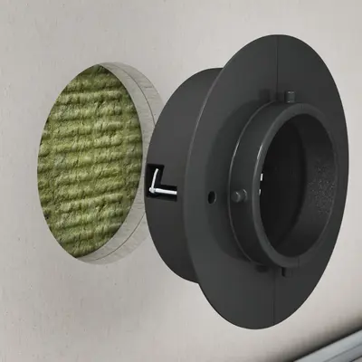 Il cilindro della compartimentazione è facile da introdurre nell’apertura d’installazione.