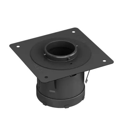 Divisible installation sleeve with edge protection made of intumescent material.