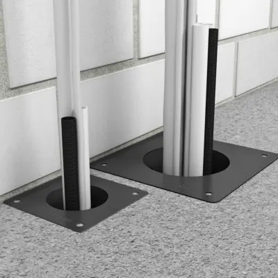 Feed sheathed cables and/or conduits through the installation sleeve.